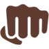 Oncoming Fist: Dark Skin Tone, the design in this release