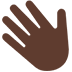Waving Hand: Dark Skin Tone, the design in this release