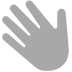 Waving Hand as drawn by Microsoft in Windows 10