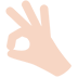 OK Hand: Light Skin Tone, the design in this release