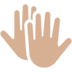 Clapping Hands: Medium-Light Skin Tone, the previous design