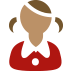 girl: medium skin tone — Microsoft