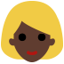 person: dark skin tone, blond hair — Microsoft