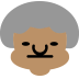 old woman: medium skin tone — Microsoft