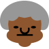 old woman: medium-dark skin tone — Microsoft