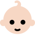 baby: light skin tone — Microsoft