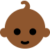 baby: medium-dark skin tone — Microsoft