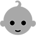 Baby as drawn by Microsoft in Windows 10