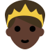 princess: dark skin tone — Microsoft
