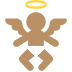 baby angel: medium skin tone — Microsoft