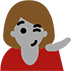 Person Tipping Hand, the design in this release