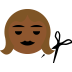 person getting haircut: medium-dark skin tone — Microsoft