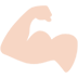 Flexed Biceps: Light Skin Tone, the previous design