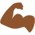 Flexed Biceps: Medium-Dark Skin Tone, the previous design