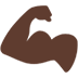Flexed Biceps: Dark Skin Tone, the previous design