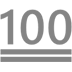 Hundred Points as drawn by Microsoft in Windows 10