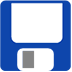 Floppy Disk as drawn by Microsoft in Windows 10