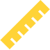 Straight Ruler as drawn by Microsoft in Windows 10