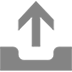 Outbox Tray as drawn by Microsoft in Windows 10