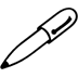 Pen as drawn by Microsoft in Windows 10