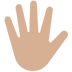 Hand with Fingers Splayed: Medium-Light Skin Tone, the design in this release