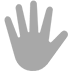Hand with Fingers Splayed, the design in this release