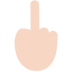 Middle Finger: Light Skin Tone, the design in this release
