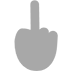 Middle Finger, the design in this release