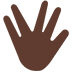 Vulcan Salute: Dark Skin Tone, the design in this release