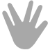 Vulcan Salute as drawn by Microsoft in Windows 10