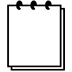 Spiral Notepad as drawn by Microsoft in Windows 10