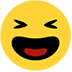 grinning squinting face — Microsoft