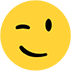 winking face — Microsoft