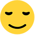 relieved face — Microsoft