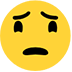 Worried Face as drawn by Microsoft in Windows 10