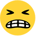 Grimacing Face as drawn by Microsoft in Windows 10