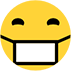 face with medical mask — Microsoft