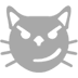 にやりとする猫 as drawn by Microsoft in Windows 10