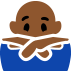 person gesturing NO: medium-dark skin tone — Microsoft