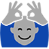 Person Gesturing OK, the design in this release