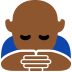 person bowing: medium-dark skin tone — Microsoft