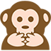 Speak-No-Evil Monkey as drawn by Microsoft in Windows 10