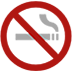 No Smoking as drawn by Microsoft in Windows 10