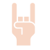 Sign of the Horns: Light Skin Tone, the design in this release