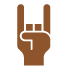 Sign of the Horns: Medium-Dark Skin Tone, the design in this release