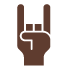 Sign of the Horns: Dark Skin Tone, the design in this release