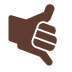 Call Me Hand: Dark Skin Tone, the design in this release