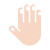 Raised Back of Hand: Light Skin Tone, the design in this release