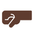Left-Facing Fist: Dark Skin Tone, the design in this release