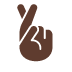 Crossed Fingers: Dark Skin Tone, the design in this release